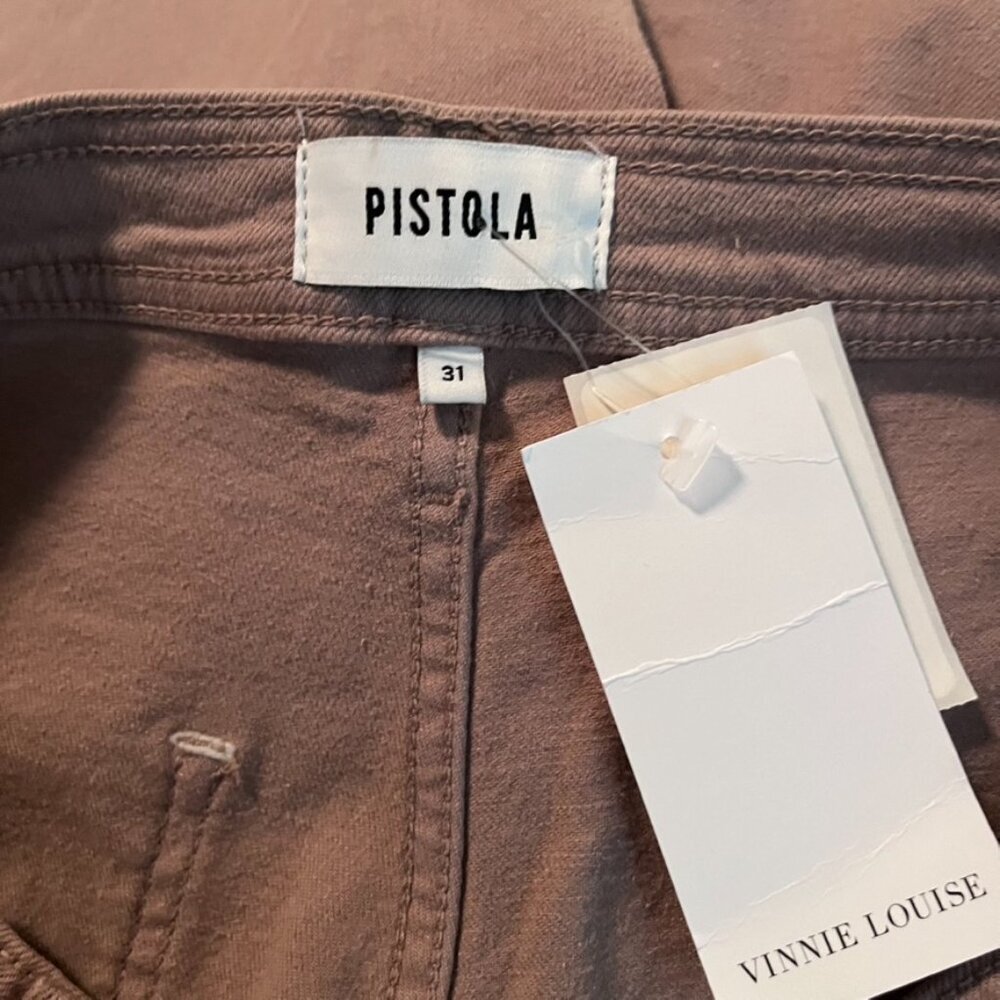 NWT Pistola Women's Burlock Penny High Rise Wide Leg Size 30 - Picture 5 of 5